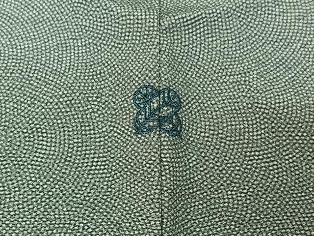 平和屋着物▽江戸小紋　単衣　鮫小紋柄　三越扱い　洗える着物　AABE3398jh