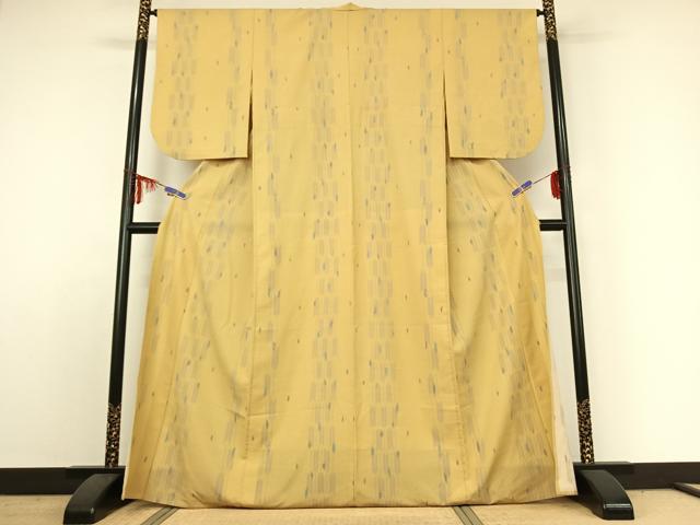 平和屋着物▽小紋 単衣 矢絣 洗える着物 AABE3400jh