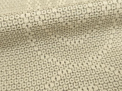 平和屋着物●本塩沢 110亀甲 幾何学文様 正絹 逸品 AABE3447ck