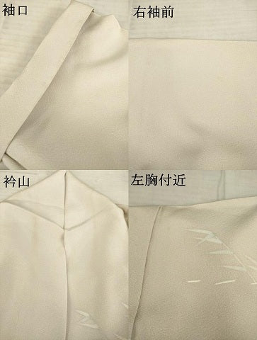 平和屋着物●本加賀友禅作家　柿本一郎　訪問着　群れ鳥　正絹　逸品　AABE3453ck 平和屋着物○本加賀友禅作家 柿本一郎 訪問着 群れ鳥 正絹 逸品