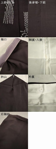 平和屋着物●訪問着 総絞り 短冊花文 正絹 逸品 AABE3473ck