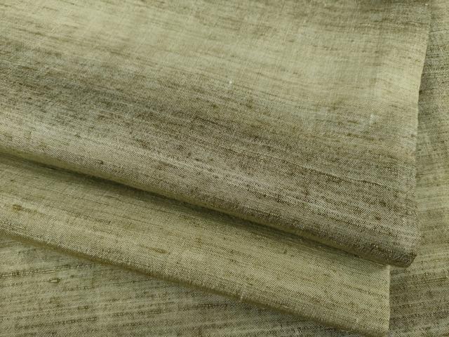 平和屋着物●上質な紬 横段霞文 正絹 逸品 AABE3478ck