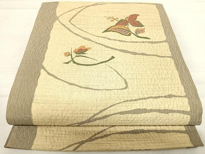 平和屋着物◎六通柄袋帯 花間道 正絹 逸品 AABE3483yx