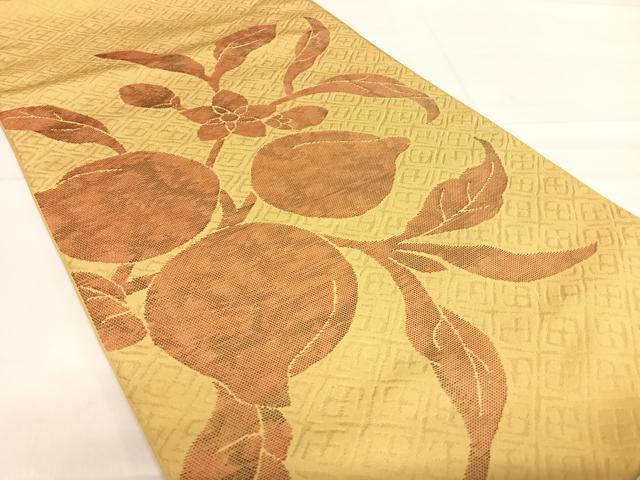 平和屋着物◎太鼓柄袋帯　成り物　正絹　逸品　AABE3502yx