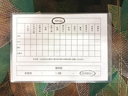 平和屋着物◎六通柄袋帯 葉尽くし 金銀糸 正絹 逸品 AABE3602yx