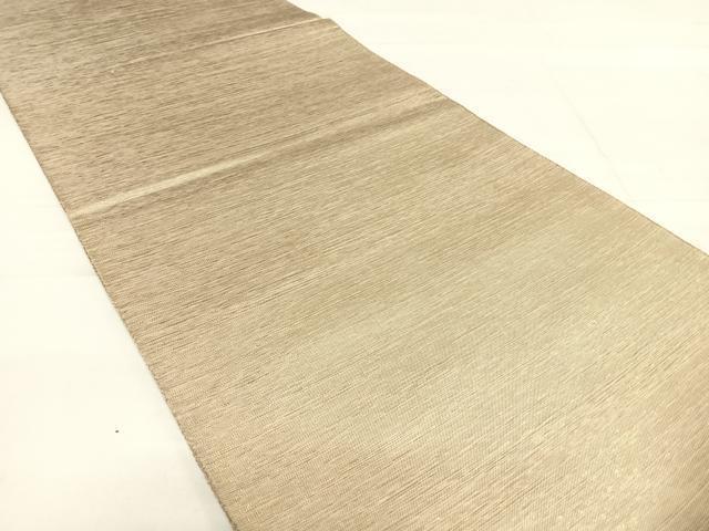 平和屋着物◎全通柄袋帯 霞文 ワンポイント 金糸 正絹 逸品 AABE3608yx
