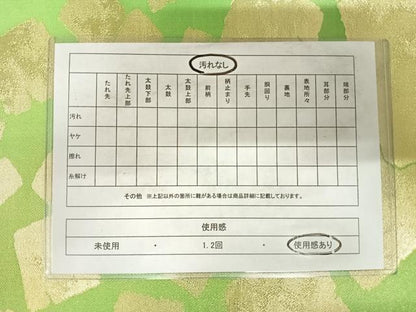 平和屋着物◎六通柄袋帯　破れ色紙散らし　金糸　正絹　逸品　AABE3629yx