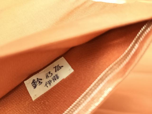 平和屋着物◎六通柄袋帯　色紙花文　金銀糸　鈴乃屋扱い　正絹　逸品　AABE3674yx