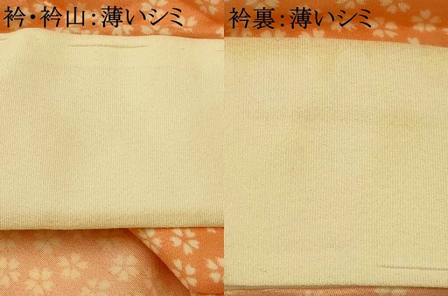 平和屋着物■長襦袢　無双仕立て　舞花文　正絹　逸品　AABE3726fw