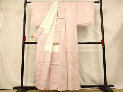 平和屋着物■色留訪問着　霞地紋　空五倍子色　暈し染め　正絹　逸品　AABE3739fw