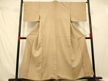 平和屋着物■上質な小紋　霞文　正絹　逸品　AABE3797fw