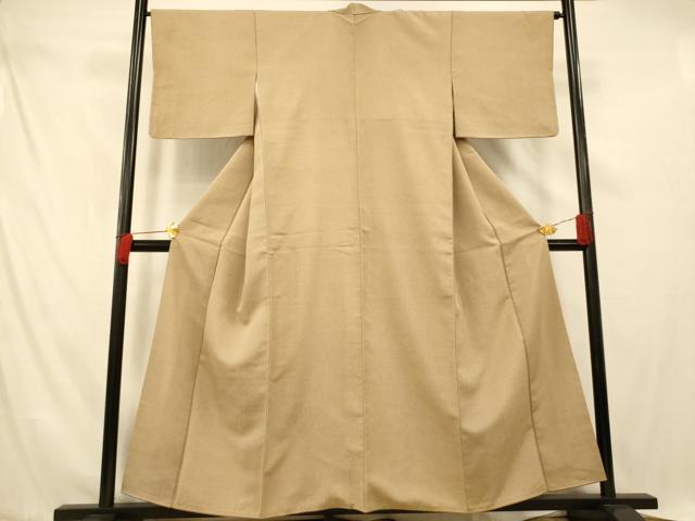 平和屋着物■上質な小紋　霞文　正絹　逸品　AABE3797fw