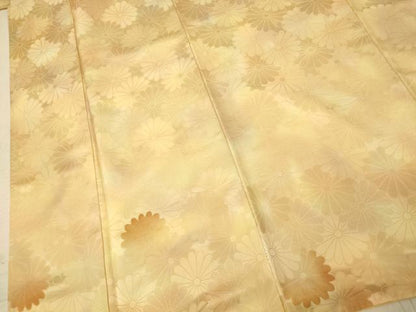 平和屋着物■上質な小紋　地紋起こし　菊尽くし文　暈し染め　正絹　逸品　AABE3810fw