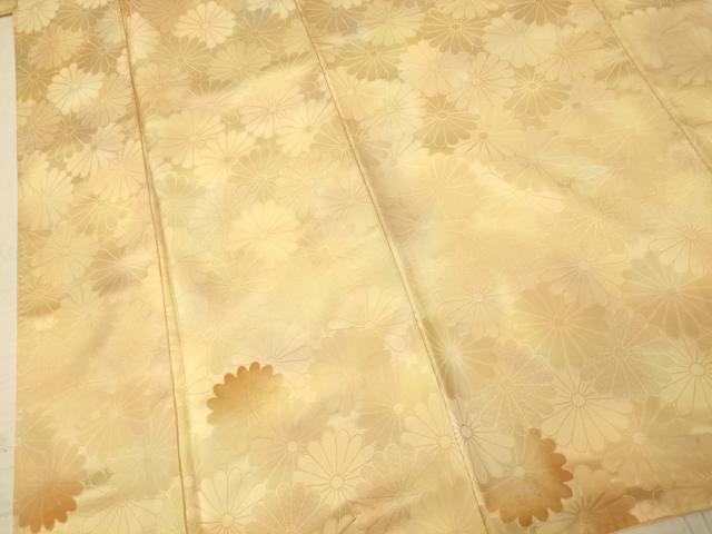 平和屋着物■上質な小紋　地紋起こし　菊尽くし文　暈し染め　正絹　逸品　AABE3810fw