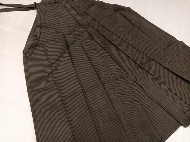 平和屋着物●男性 馬乗り袴 縞 正絹 逸品 AABE3975ph