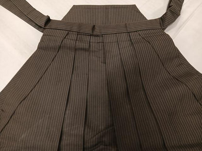 平和屋着物●男性 馬乗り袴 縞 正絹 逸品 AABE3975ph