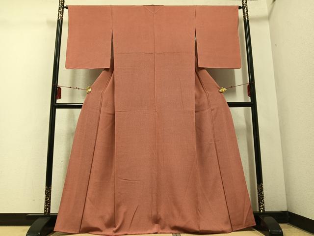 平和屋着物●江戸小紋　内田秀一　極小角通し　正絹　逸品　AABE3986ph