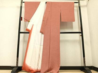 平和屋着物●江戸小紋　内田秀一　極小角通し　正絹　逸品　AABE3986ph