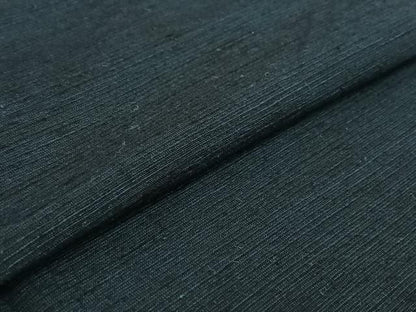 平和屋着物▽男性　紬　単衣　アンサンブル　横段文　正絹　逸品　AABE4006jh