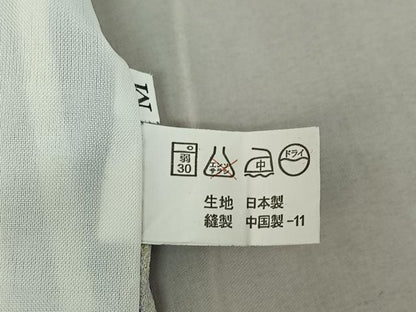 平和屋着物▽小紋 単衣 舞桜文 洗える着物 AABE4008jh