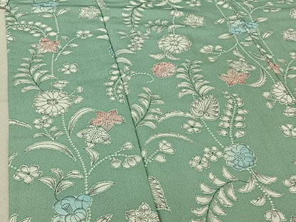 平和屋着物▽小紋 単衣 辻が花 洗える着物 AABE4009jh
