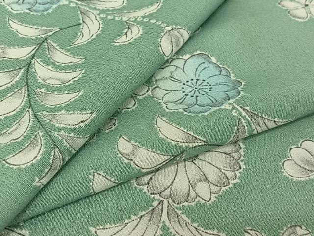 平和屋着物▽小紋 単衣 辻が花 洗える着物 AABE4009jh