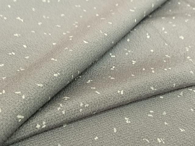 平和屋着物▽上質な小紋 単衣 箔散らし文様 正絹 逸品 AABE4013jh