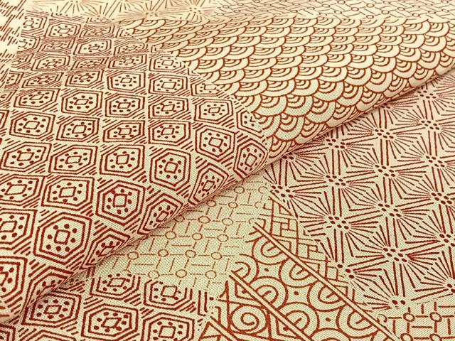 平和屋着物▽上質な小紋　単衣　切嵌吉祥文　正絹　逸品　AABE4014jh