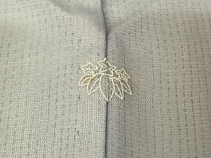 平和屋着物▽訪問着 無双 紗袷 紗×絽 草花文 正絹 逸品 AABE4086jh