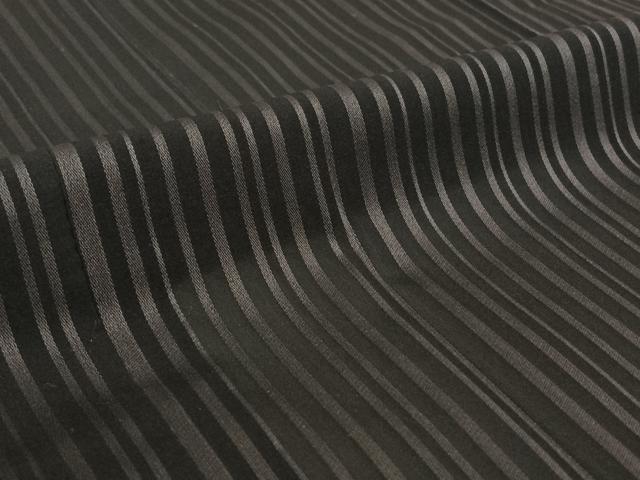 平和屋着物▽道行コート スリーシーズン 春夏秋 塵除け 縞 ロング丈 正絹 逸品 AABE4087jh