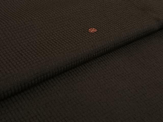 平和屋着物▽上質な小紋 単衣 丸文 正絹 逸品 AABE4092jh