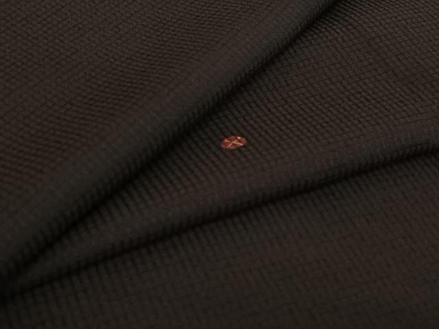 平和屋着物▽上質な小紋 単衣 丸文 正絹 逸品 AABE4092jh