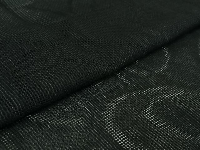平和屋着物▽道行コート スリーシーズン 春夏秋 塵除け 暗黒色 三越扱い 正絹 逸品 AABE4096jh