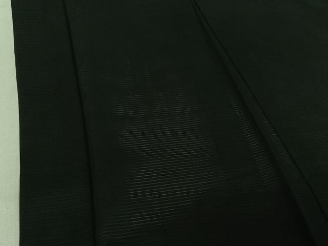 平和屋着物▽男性 黒紋付 スリーシーズン 春夏秋 塵除け 暗黒色 ロング丈 正絹 逸品 AABE4097jh