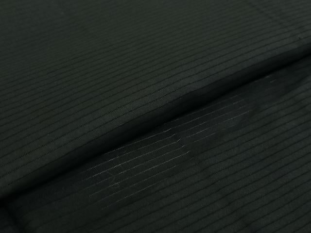 平和屋着物▽男性 黒紋付 スリーシーズン 春夏秋 塵除け 暗黒色 ロング丈 正絹 逸品 AABE4097jh