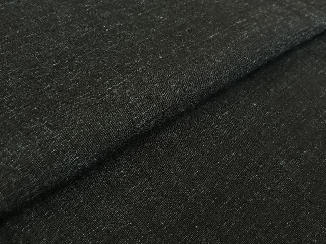 平和屋着物▽本場結城紬　重要無形文化財　男性　単衣　杢　霞文　正絹　逸品　AABE4099jh