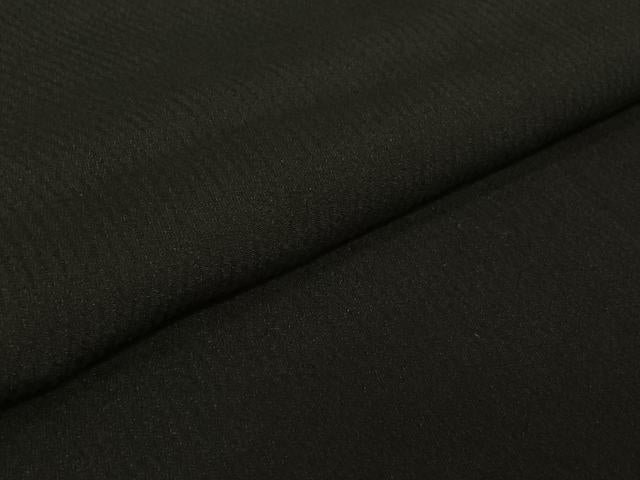 平和屋着物▽羽織 スリーシーズン 春夏秋 塵除け よろけ縞 暗黒色 正絹 逸品 AABE4106jh
