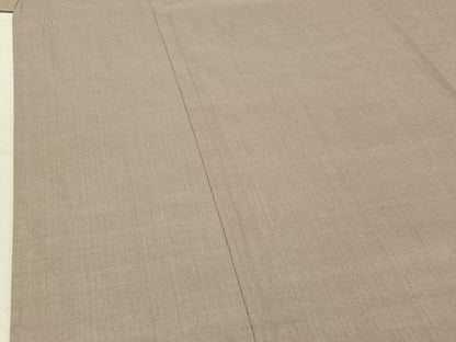 平和屋着物▽上質な紬 単衣 素色 正絹 逸品 AABE4108jh