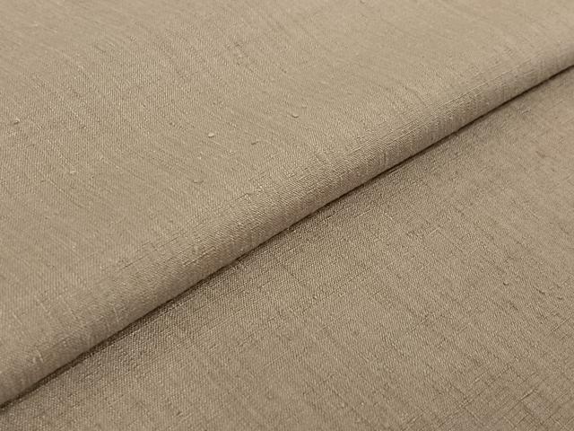 平和屋着物▽上質な紬 単衣 素色 正絹 逸品 AABE4108jh