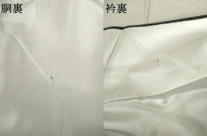 平和屋着物●上質な紬　縞　正絹　逸品　AABE4128ck