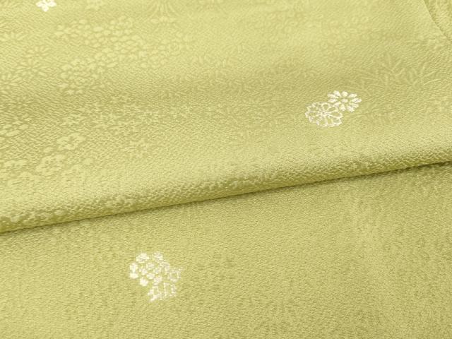 平和屋着物●上質な小紋 小花文 正絹 逸品 AABE4177ck