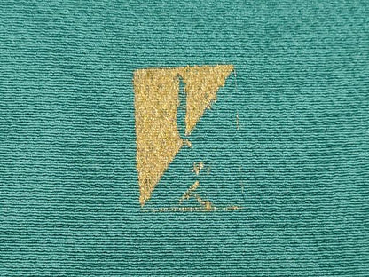 平和屋着物●訪問着　作家物　刺繍　草花文　金彩　正絹　逸品　AABE4179ck