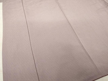 平和屋着物●伝統工芸師　服部光擴監修　江戸小紋　角通し　反端付き　正絹　逸品　AABE4181ck