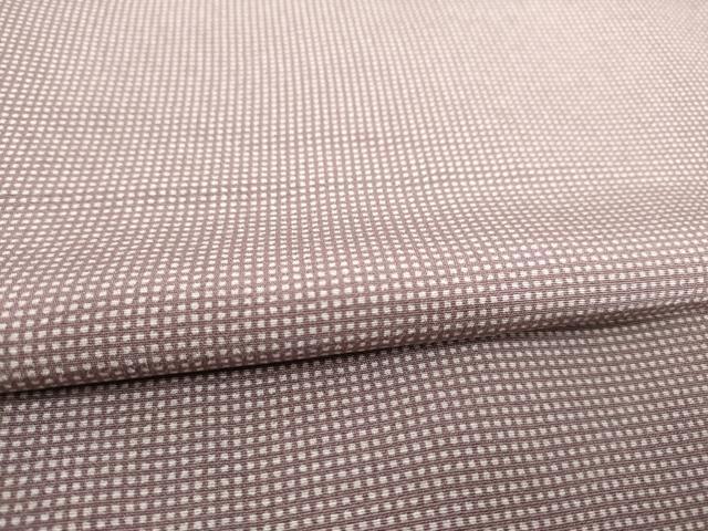 平和屋着物●伝統工芸師　服部光擴監修　江戸小紋　角通し　反端付き　正絹　逸品　AABE4181ck
