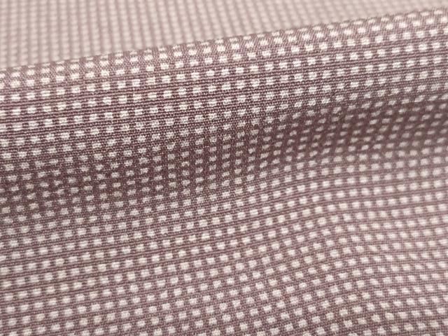 平和屋着物●伝統工芸師　服部光擴監修　江戸小紋　角通し　反端付き　正絹　逸品　AABE4181ck