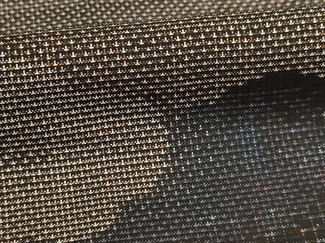 平和屋着物○本場大島紬 カタス7マルキ 雲重ね文 正絹 逸品 AABE4185ck