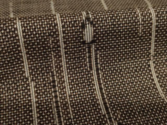 平和屋着物○本場大島紬 一元7マルキ 総絣 蕾 正絹 逸品 AABE4187ck