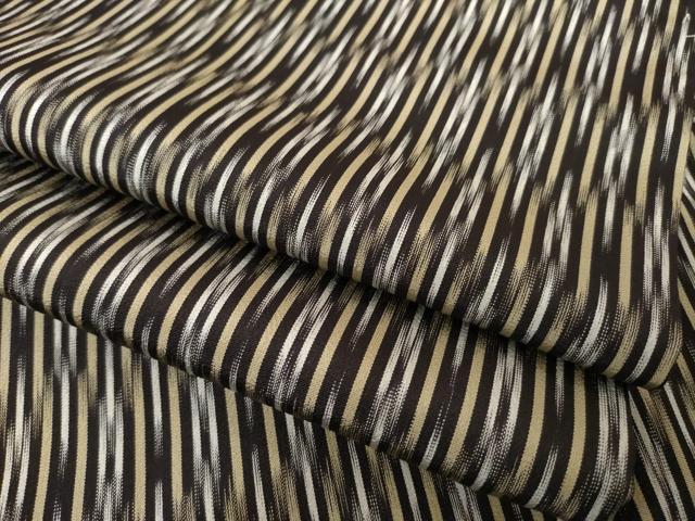 平和屋着物●お召　幾何学文様　正絹　逸品　AABE4193ck 平和屋着物○お召 幾何学文様 正絹 逸品 AABE4193ck