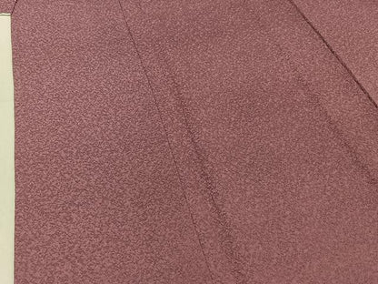 平和屋着物▽上質な色無地 単衣 竜胆色 正絹 逸品 AABE4241jh