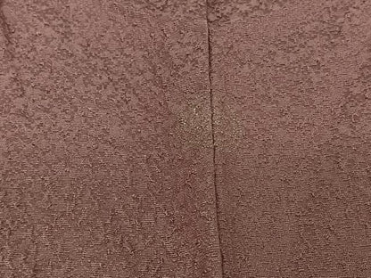 平和屋着物▽上質な色無地 単衣 竜胆色 正絹 逸品 AABE4241jh